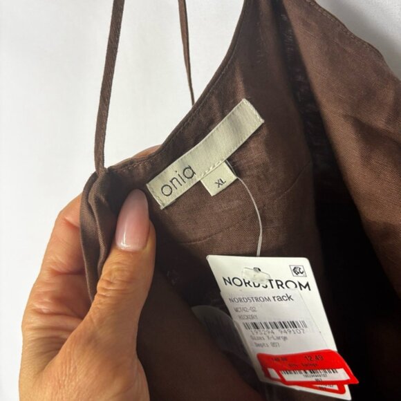 NWT Onia Top Size XL Brown - Picture 4 of 5